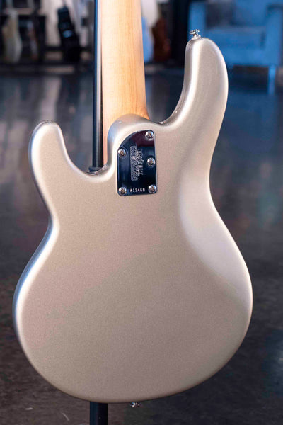 ERNIE BALL MUSIC MAN STINGRAY SHORT-SCALE BASS - GHOSTWOOD WITH CASE