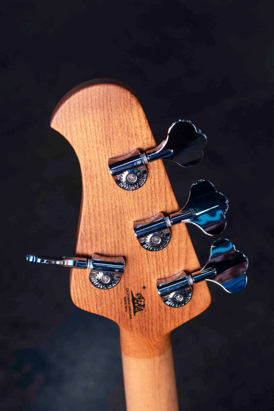 ERNIE BALL MUSIC MAN STINGRAY SHORT-SCALE BASS - GHOSTWOOD WITH CASE