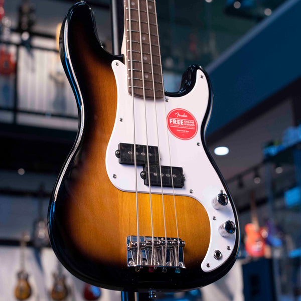SQUIER MINI PRECISION BASS - TWO TONE SUNBURST