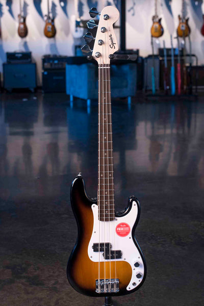 SQUIER MINI PRECISION BASS - TWO TONE SUNBURST