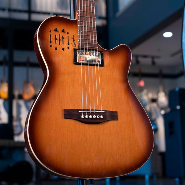 USED GODIN A6 SUNBURST WITH BAG