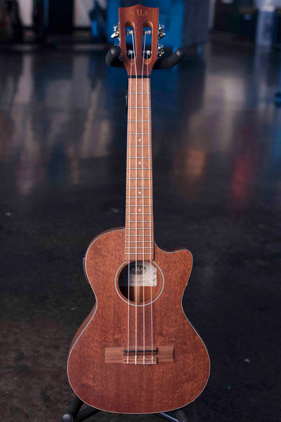 USED KALA KA-SMHTE-C ALL SOLID TENOR CUTAWAY ELECTRIC WITH BAG