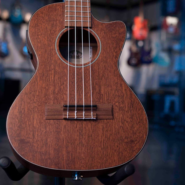 USED KALA KA-SMHTE-C ALL SOLID TENOR CUTAWAY ELECTRIC WITH BAG