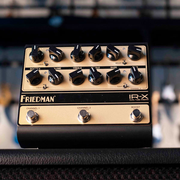 USED FRIEDMAN IR-X DUAL AMP TUBE PREAMP WITH BOX