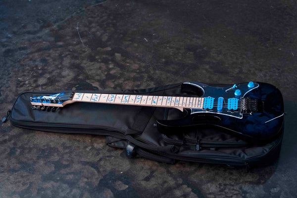 IBANEZ JEM77PBFP STEVE VAI SIGNATURE PREMIUM - BLUE FLORAL PATTERN