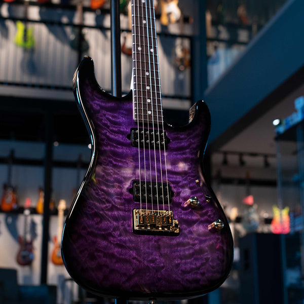 SUHR STANDARD THIN BURST LIMITED EDITION - TRANS PURPLE WITH CASE