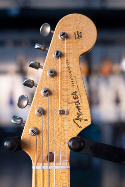 USED FENDER CUSTOM SHOP 2016 '58 STRATOCASTER JOURNEYMAN RELIC WHITE BLONDE WITH CASE