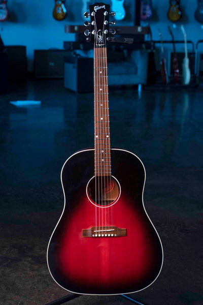 USED GIBSON SLASH J-45 - VERMILLION BURST WITH CASE