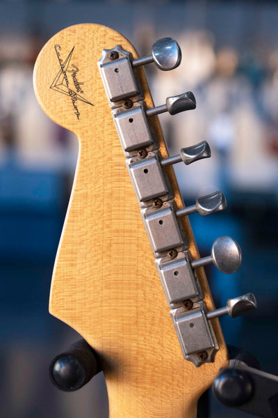 USED FENDER CUSTOM SHOP 2016 '58 STRATOCASTER JOURNEYMAN RELIC WHITE BLONDE WITH CASE