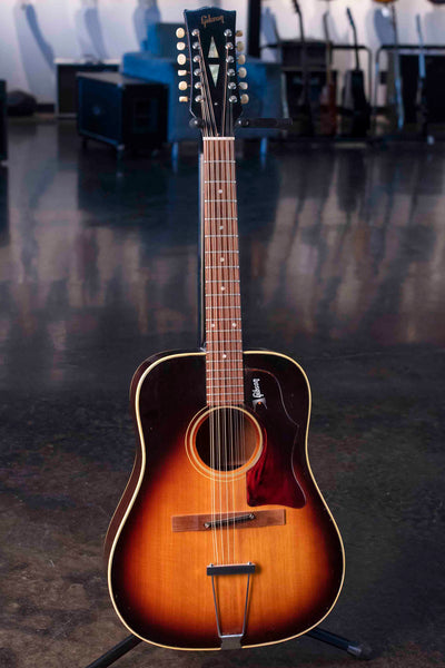 VINTAGE 1968 GIBSON B-45-12 SUNBURST WITH CASE