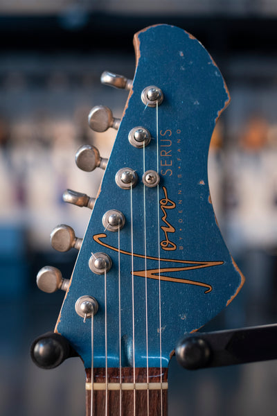 USED NOVO GUITARS SERUS J - LAKE PLACID BLUE OVER '64 3 TONE BURST LIMITED EDITION