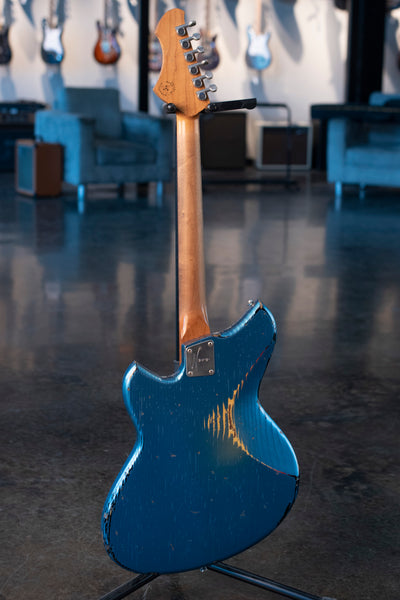 USED NOVO GUITARS SERUS J - LAKE PLACID BLUE OVER '64 3 TONE BURST LIMITED EDITION