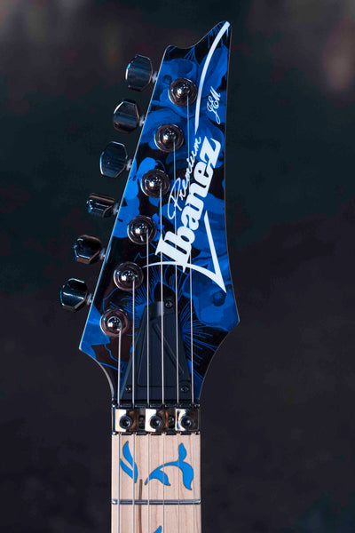 IBANEZ JEM77PBFP STEVE VAI SIGNATURE PREMIUM - BLUE FLORAL PATTERN