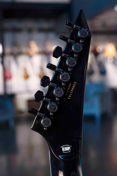 USED ESP E-II M-II 7 HT - SUNBURST WITH BARE KNUCKLE PICKUPS AND CASE