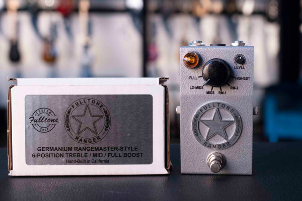 USED FULLTONE CUSTOM SHOP CS-RANGER TREBLE BOOST PEDAL WITH BOX