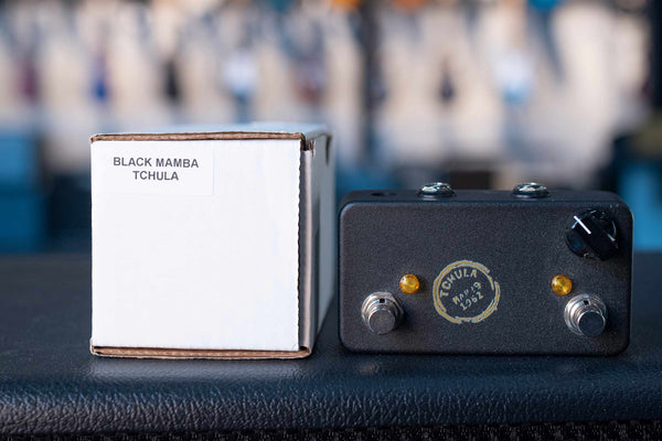 USED LOVEPEDAL TCHULA BOOST- BLACK MAMBA WITH BOX
