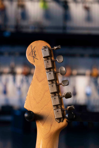 USED FENDER CUSTOM SHOP 1960 RELIC FADED SURF GREEN WITH CASE