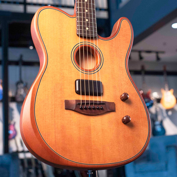 FENDER ACOUSTASONIC STANDARD TELECASTER - AGED NATURAL