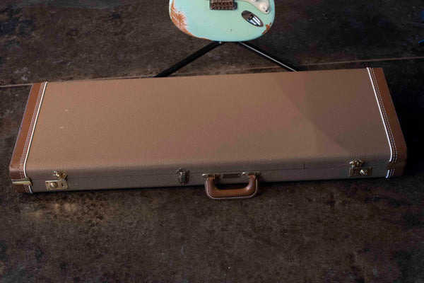 USED FENDER CUSTOM SHOP 1960 RELIC FADED SURF GREEN WITH CASE