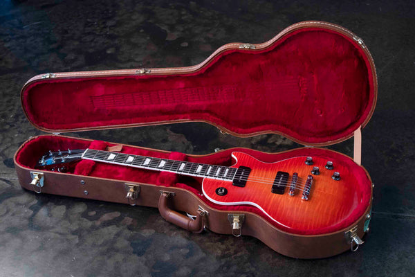 USED GIBSON LES PAUL CLASSIC PLAYER PLUS 2018 - ORANGE SUNRISE