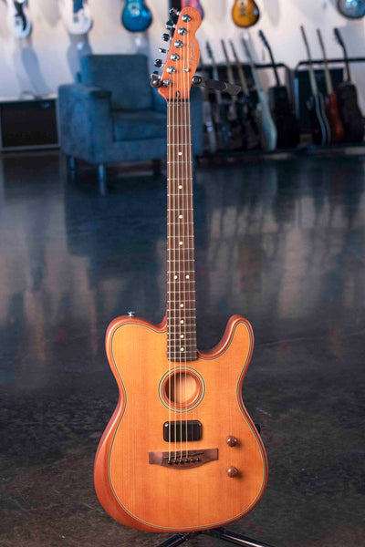 FENDER ACOUSTASONIC STANDARD TELECASTER - AGED NATURAL