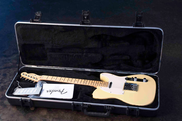 USED FENDER "TELE-BRATION" LIMITED EDITION 60TH ANNIVERSARY EMPRESS TELECASTER - VINTAGE WHITE WITH CASE