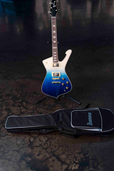 IBANEZ ICEMAN  W/BAG - TRANSPARENT BLUE GRADATION