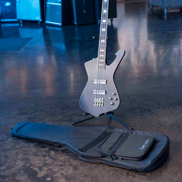 IBANEZ ICB620BKF ICEMAN SERIES BASS - BLACK FLAT WITH GIG BAG