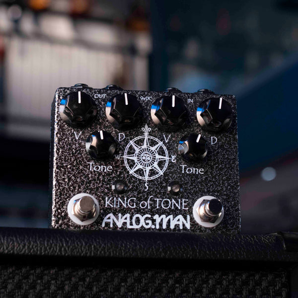 USED ANALOGMAN KING OF TONE V4 -  4 JACK WITH BOX