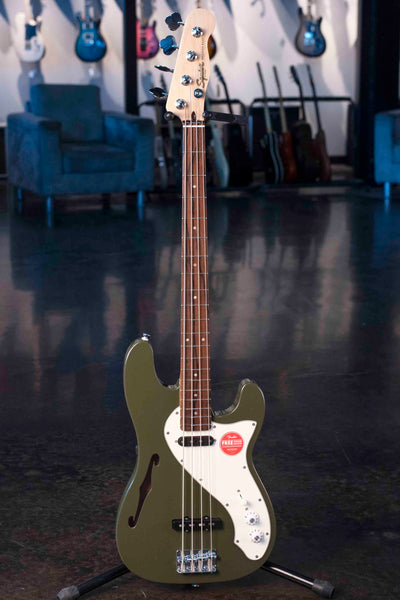 SQUIER PARANORMAL PRECISION BASS THINLINE SJ - OLIVE