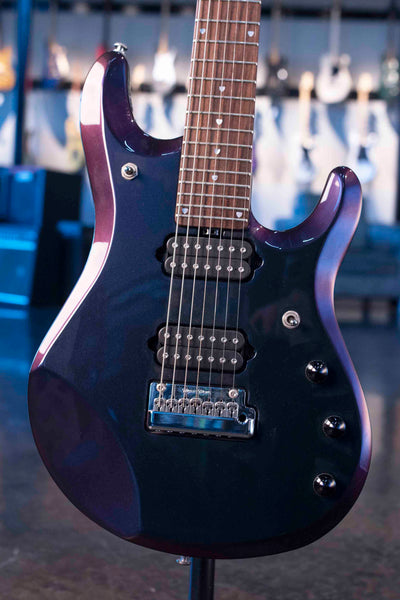 USED ERNIE BALL MUSIC MAN JOHN PETRUCCI JP7 - 2002 MYSTIC DREAM 7 STRING WITH CASE