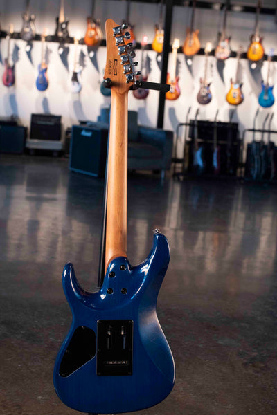 USED IBANEZ - AZ24S1F-TXB  - TRANSPARENT TURQUOISE BURST WITH CASE