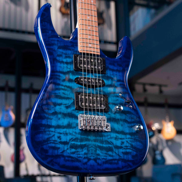 IBANEZ GRX70QATBB GIO SERIES - TRANSPARENT BLUE BURST