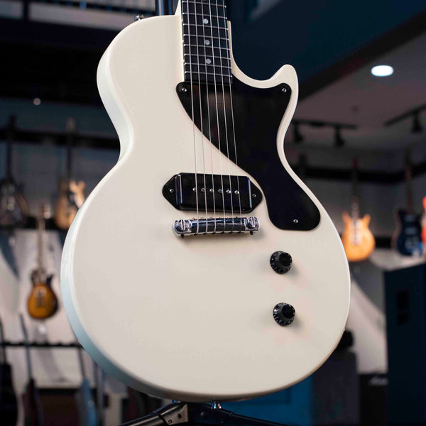 USED GIBSON BILLIE JOE ARMSTRONG LES PAUL JUNIOR - CLASSIC WHITE WITH CASE