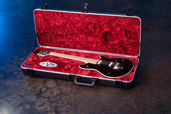 USED EVH WOLFGANG CUSTOM USA BLACK 2010 WITH CASE