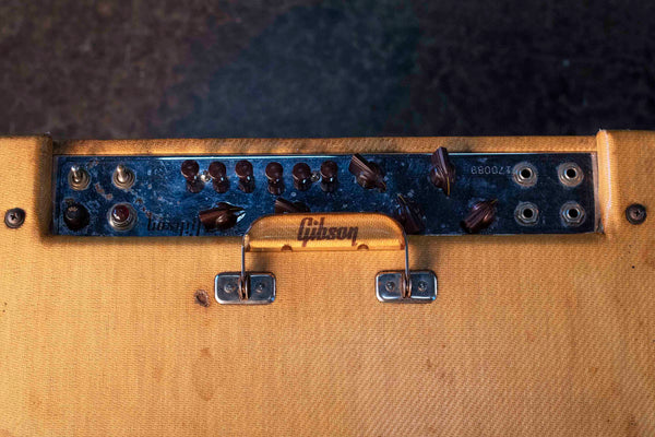 VINTAGE 1959 GIBSON GA-80 VARI-TONE 1X15 COMBO AMP