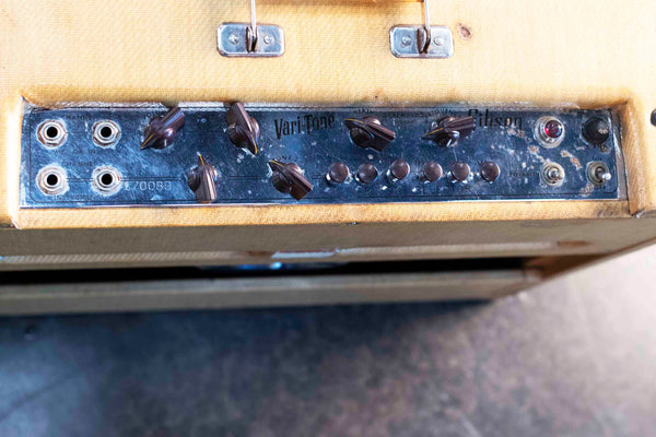 VINTAGE 1959 GIBSON GA-80 VARI-TONE 1X15 COMBO AMP
