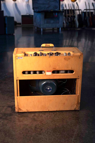 VINTAGE 1959 GIBSON GA-80 VARI-TONE 1X15 COMBO AMP