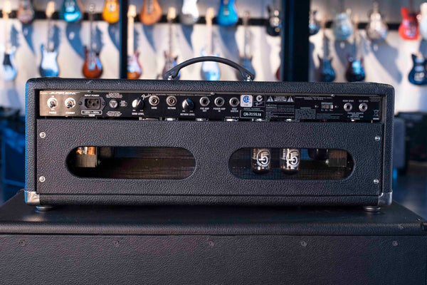 USED FENDER SUPERSONIC HEAD - BLACK WITH FOOTSWITCH