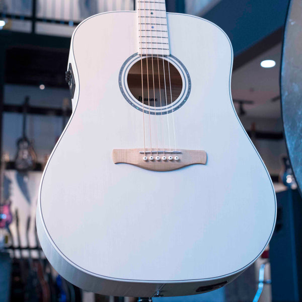 IBANEZ AAD77M1EOAW ADVANCED ACOUSTIC SERIES  - OPEN PORE ANTIQUE WHITE