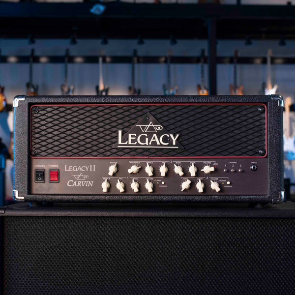 USED CARVIN LEGACY 2 VL2100 STEVE VAI SIGNATURE HEAD WITH FOOTSWITCH