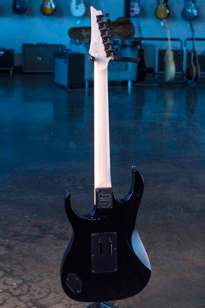 USED IBANEZ RG550 GENESIS COLLECTION - BLACK WITH HARDSHELL IBANEZ CASE
