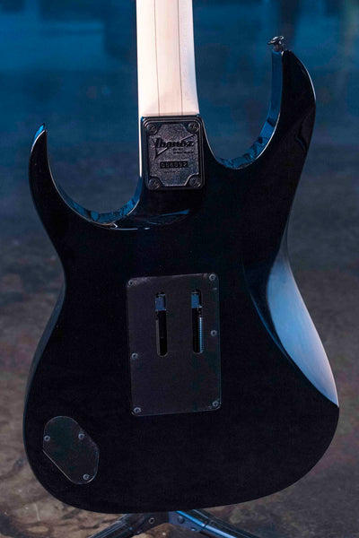 USED IBANEZ RG550 GENESIS COLLECTION - BLACK WITH HARDSHELL IBANEZ CASE