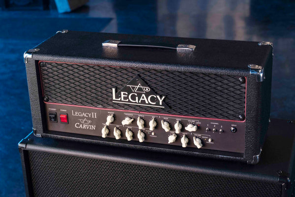 USED CARVIN LEGACY 2 VL2100 STEVE VAI SIGNATURE HEAD WITH FOOTSWITCH