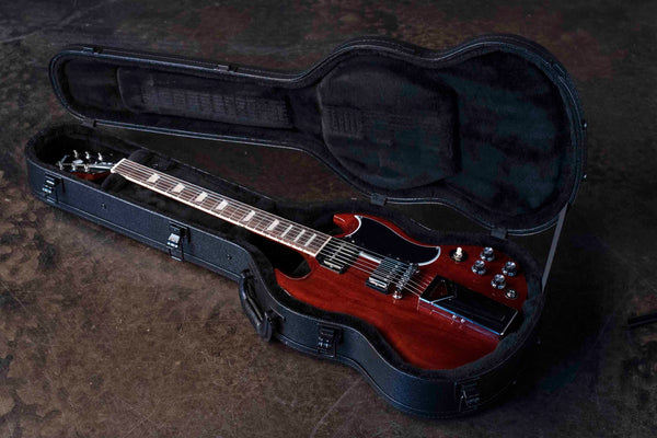 GIBSON JAKE KISZKA SG STANDARD  WITH HARDSHELL CASE - FADED VINTAGE CHERRY