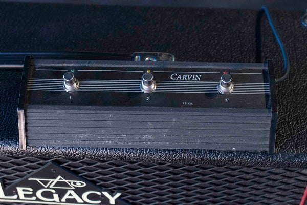USED CARVIN LEGACY 2 VL2100 STEVE VAI SIGNATURE HEAD WITH FOOTSWITCH