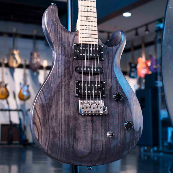 USED PRS SE SWAMP ASH SPECIAL - CHARCOAL WITH BAG
