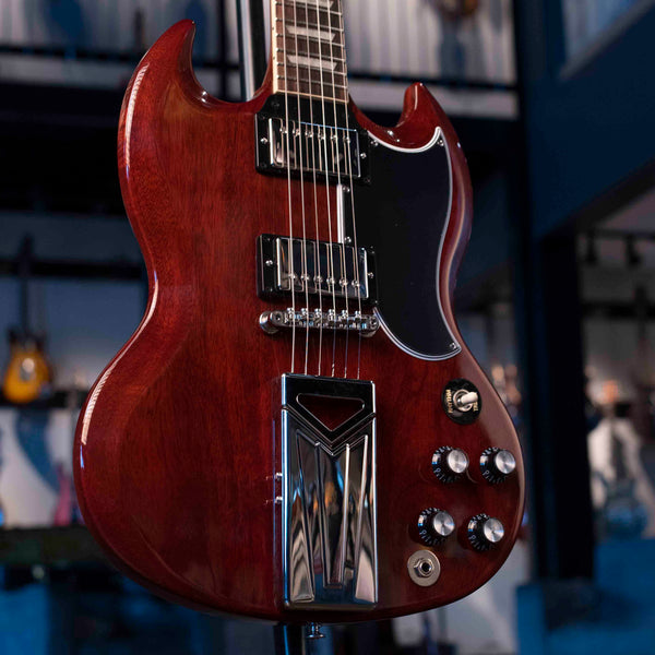 GIBSON JAKE KISZKA SG STANDARD  WITH HARDSHELL CASE - FADED VINTAGE CHERRY