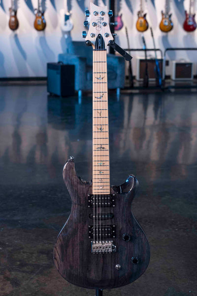 USED PRS SE SWAMP ASH SPECIAL - CHARCOAL WITH BAG