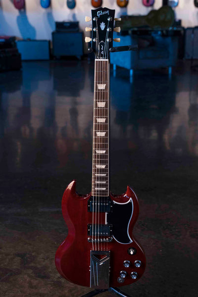 GIBSON JAKE KISZKA SG STANDARD  WITH HARDSHELL CASE - FADED VINTAGE CHERRY